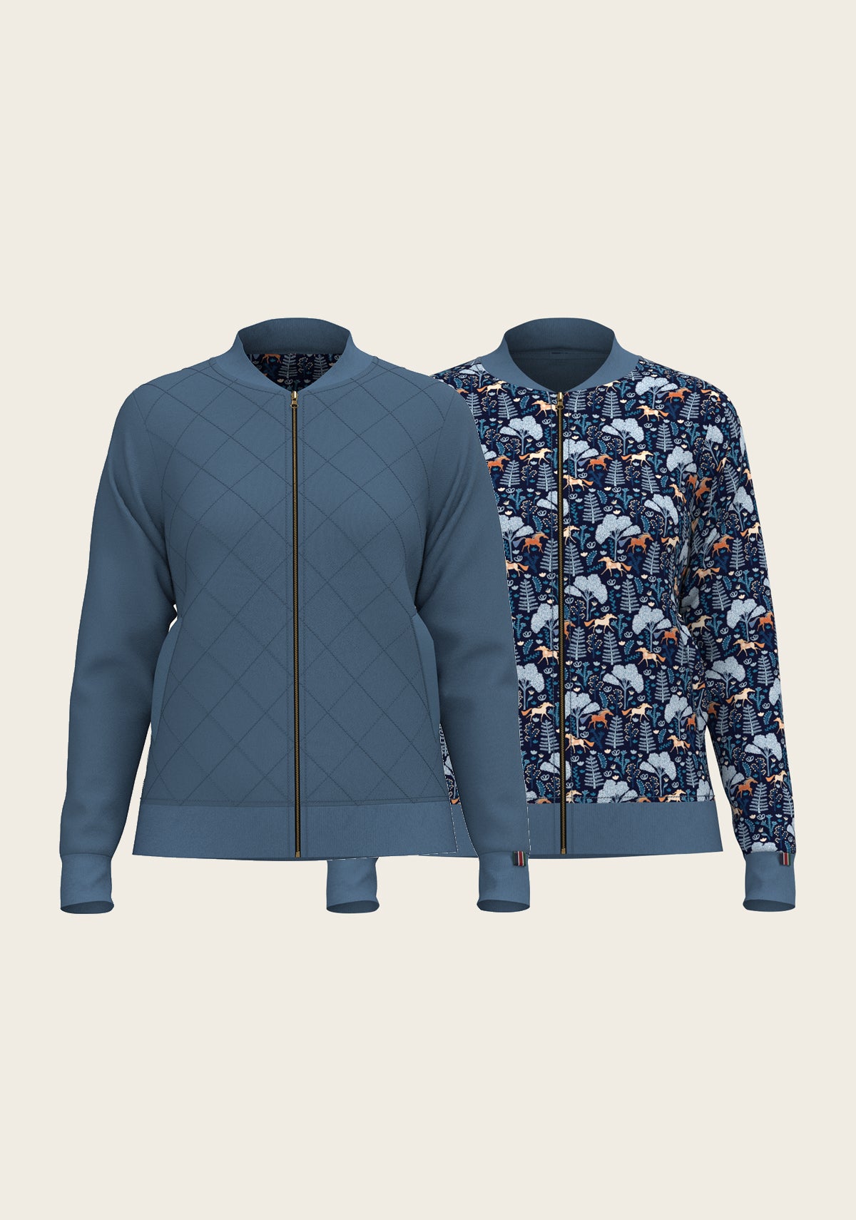 Espoir New Reversible Warm Up Jacket Mid Blue