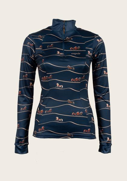 Cheval Navy Everyday Riding Shirt