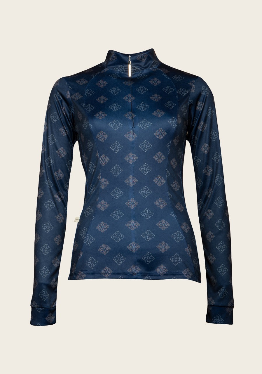 Espoir Esprit Collection Navy Mosaic UV Protective Shirt ON SALE!