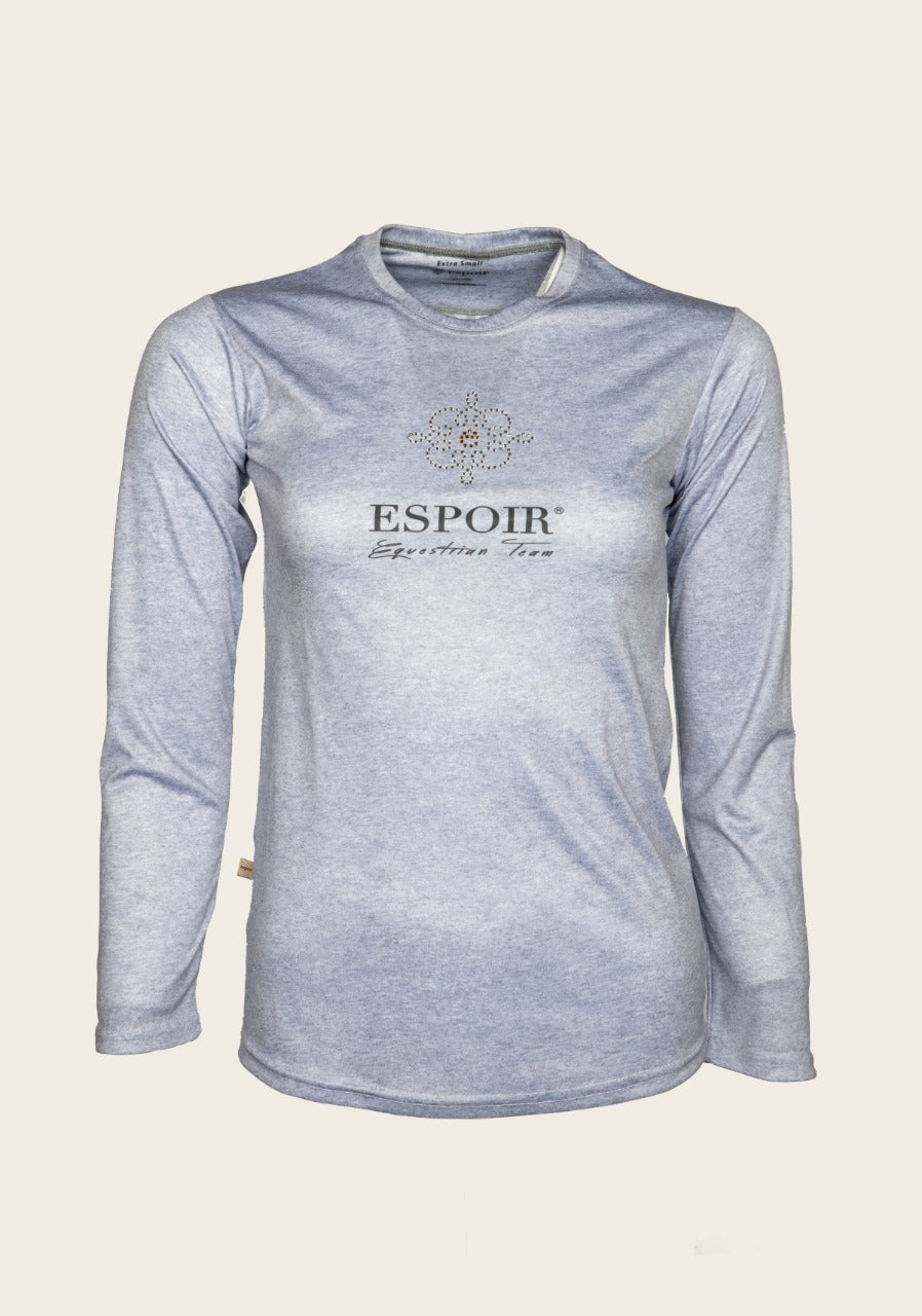 Sport Collection Long Sleeve Tee Espoir Logo Grey