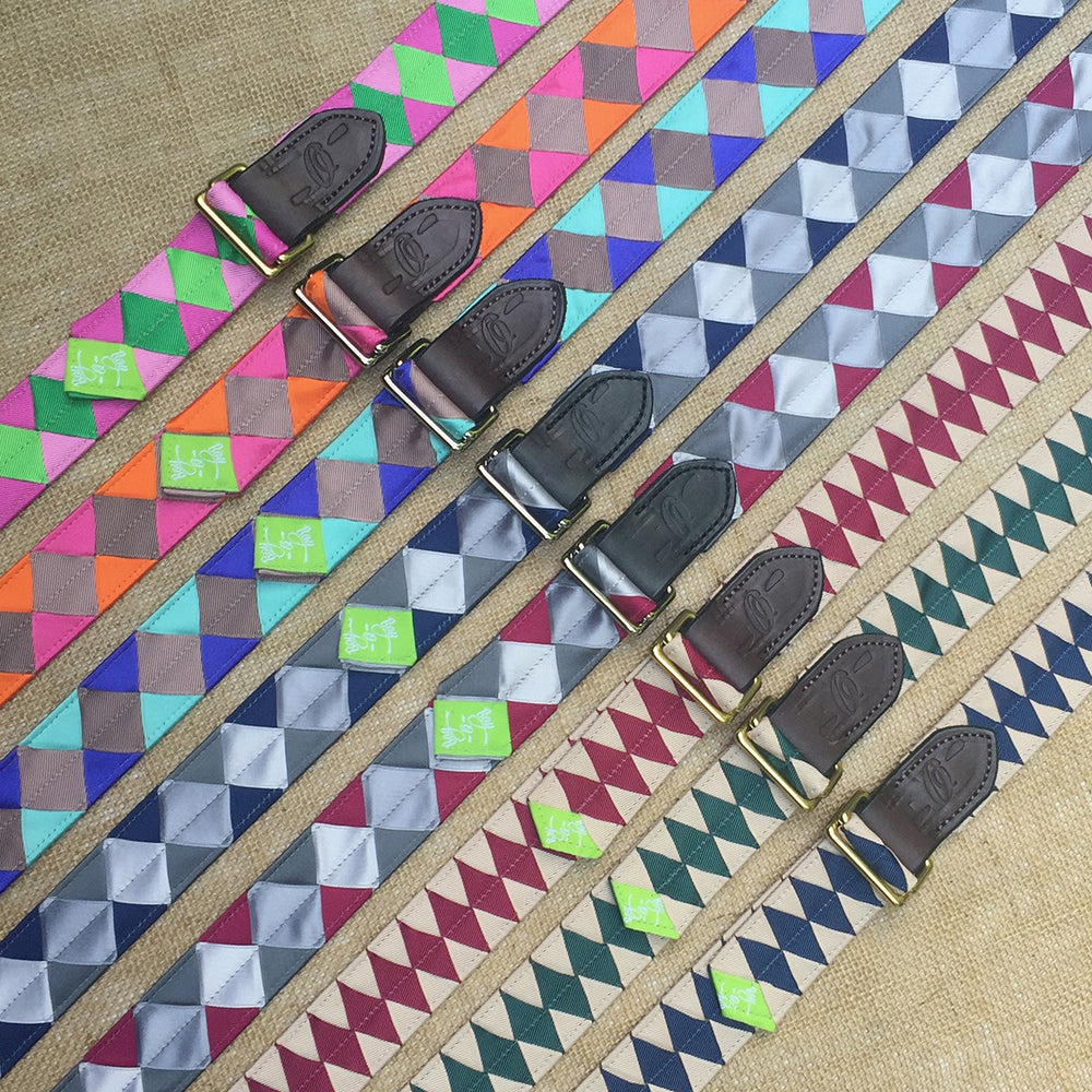 BoyoBoy Bridleworks Double Square Loop Belts Check colorways  display picture 1